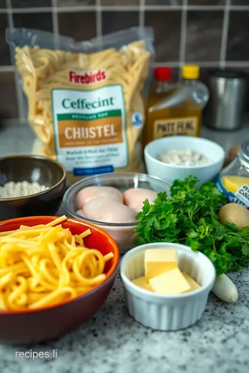 Firebirds Chicken Pasta Delight ingredients