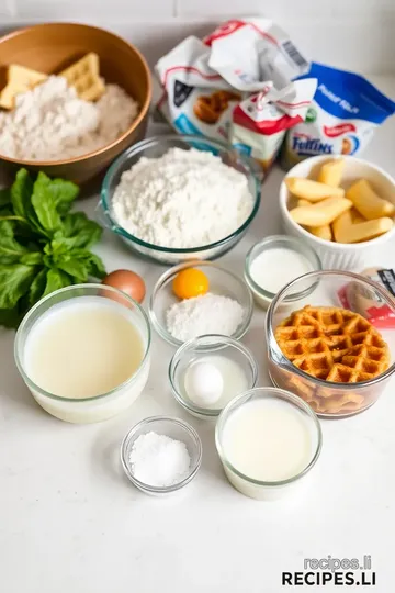 French Waffle Batter Dipped in Oil ingredients