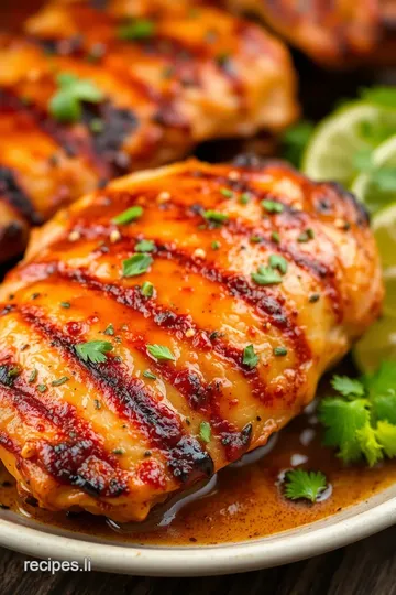 San Antonio Grilled Mexican Chicken Marinade Recipe presentation