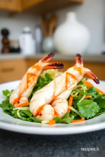 Lotus Salad with Grilled Jumbo Prawn steps