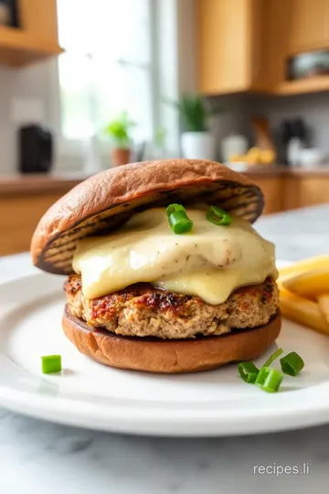 Grilled Turkey Burger with Cheesy Goodness steps