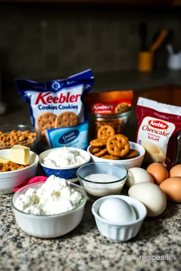 Keebler Cookie Crust Cheesecake Delight ingredients