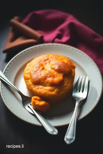 Lacomedia Sweet Potato Soufflé presentation