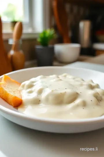 Quick & Easy Creamy White Gravy in 10 Minutes steps