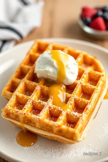 Dipped French Waffles presentation