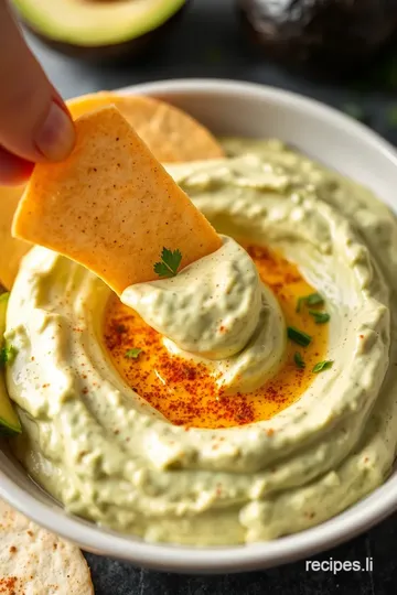 Ninja Crispi Spicy Avocado Dip presentation