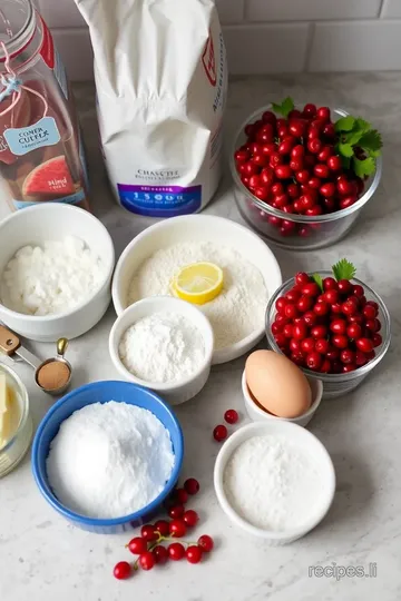 Polish Red Currant Cake Recipe ingredients