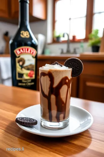 Baileys Irish Cream Chocolate Wafer Drink steps