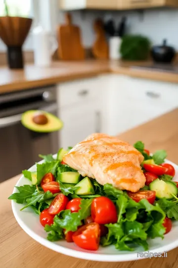 Citrus Salmon Salad with Zesty Dressing steps