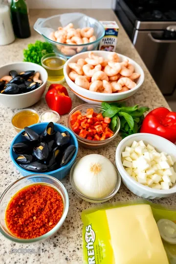 Sauté Shrimp & Scallops in Garlic Butter Sauce ingredients