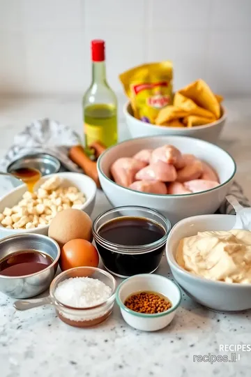 Sautéed Chicken with Creamy Peanut Sauce ingredients