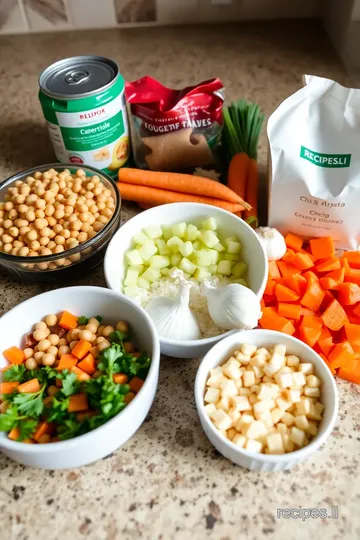 30-Minute Savory Chickpea Soup Recipe ingredients