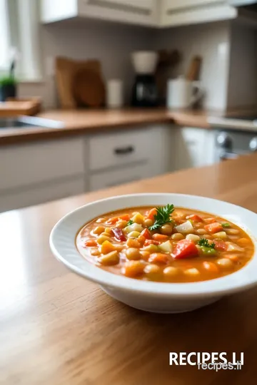 30-Minute Savory Chickpea Soup Recipe steps