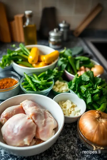 Sear Chicken in Aji Amarillo Sauce ingredients