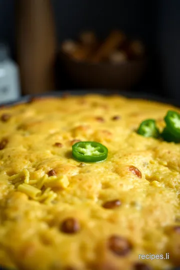 Spicy Mexican Cornbread with Jiffy presentation