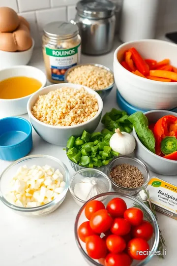 Quinoa Stir-Fry with Fresh Veggies ingredients