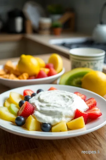 Zesty Ricotta Cheese Fruit Dip steps