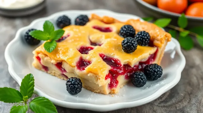 Easy Goumi Berry Pie Recipe