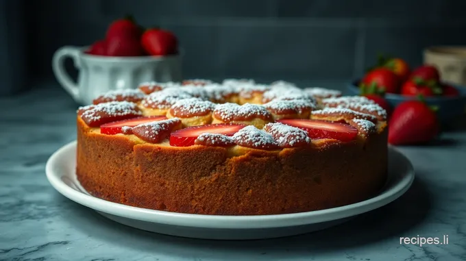 Strawberry Earthquake Cake Recipe