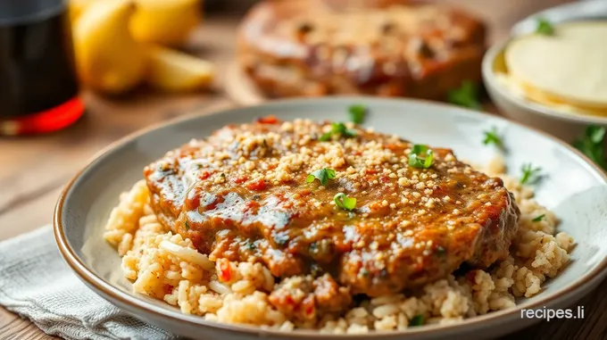 Tender Ground Chicken Salisbury Steak with Savory Mushroom Gravy